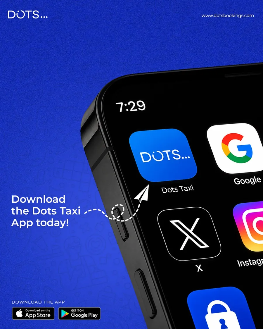 Download the DOTS Taxi app